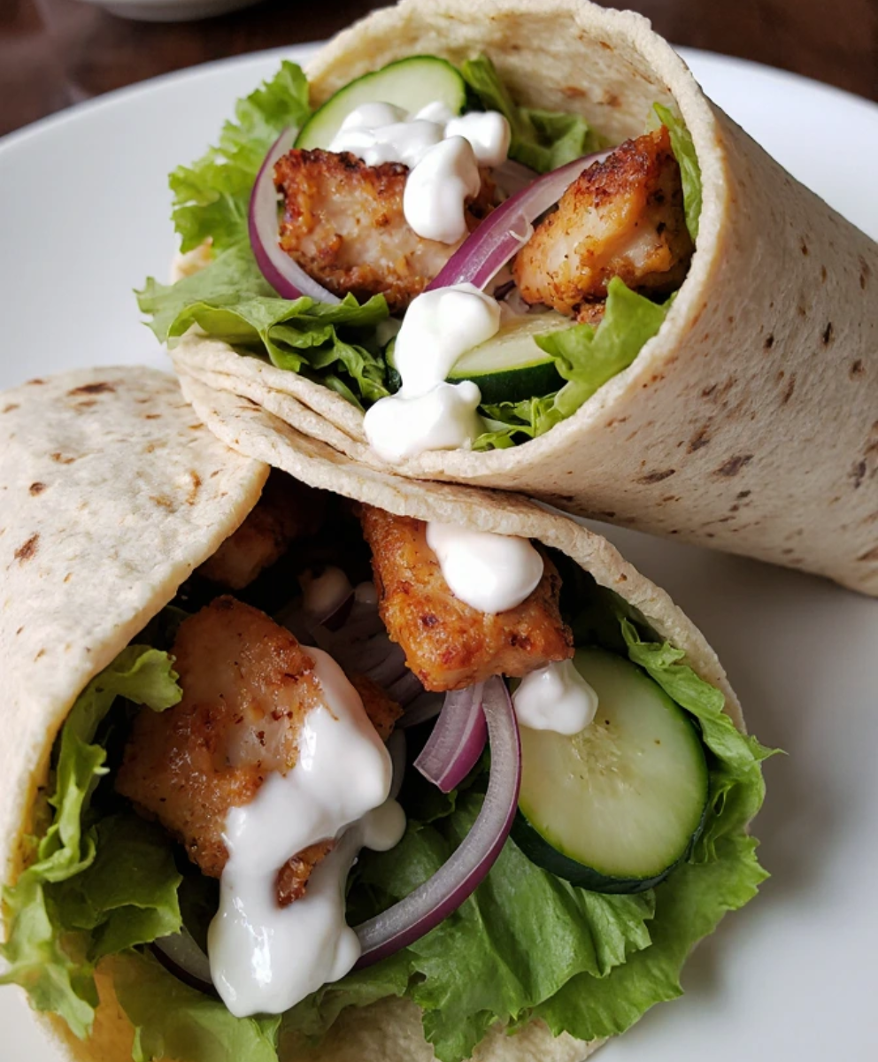 Sweet Chili Chicken Wraps