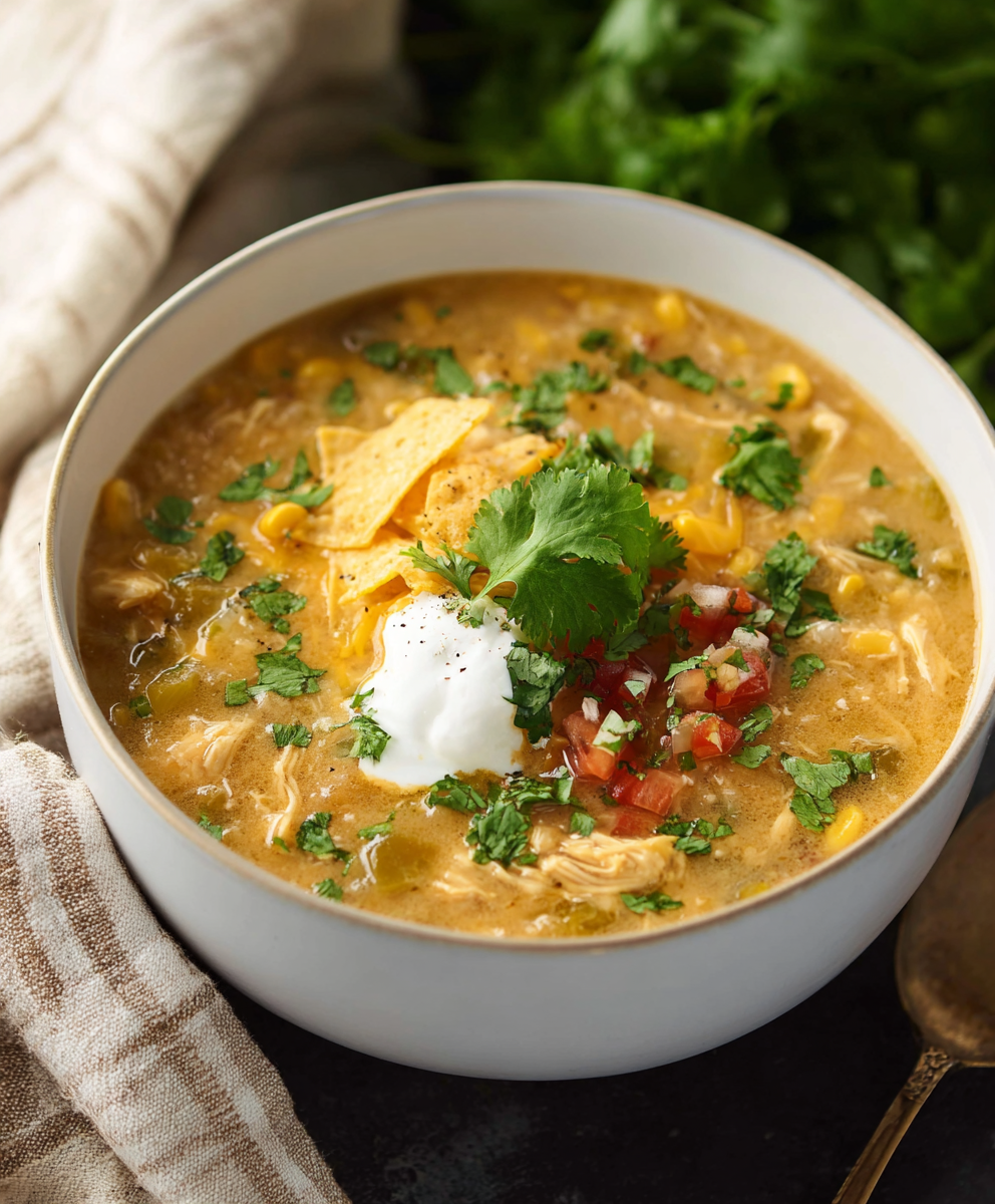 Easy Weeknight Green Chile Chicken Soup: Bold Flavors in Every Spoonful